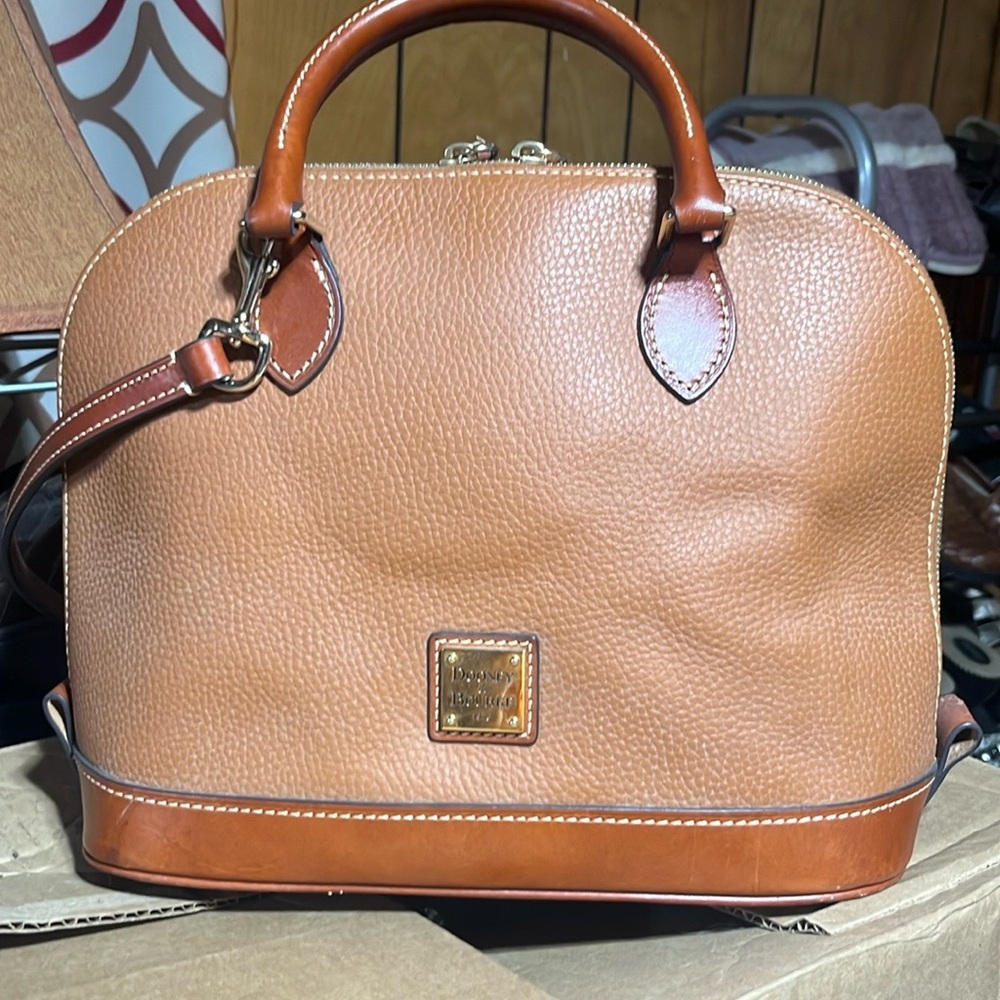Dooney & Bourke pebble Grain zip satchel